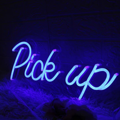 Pick Up Blue Led Neon Sign - Shineneon