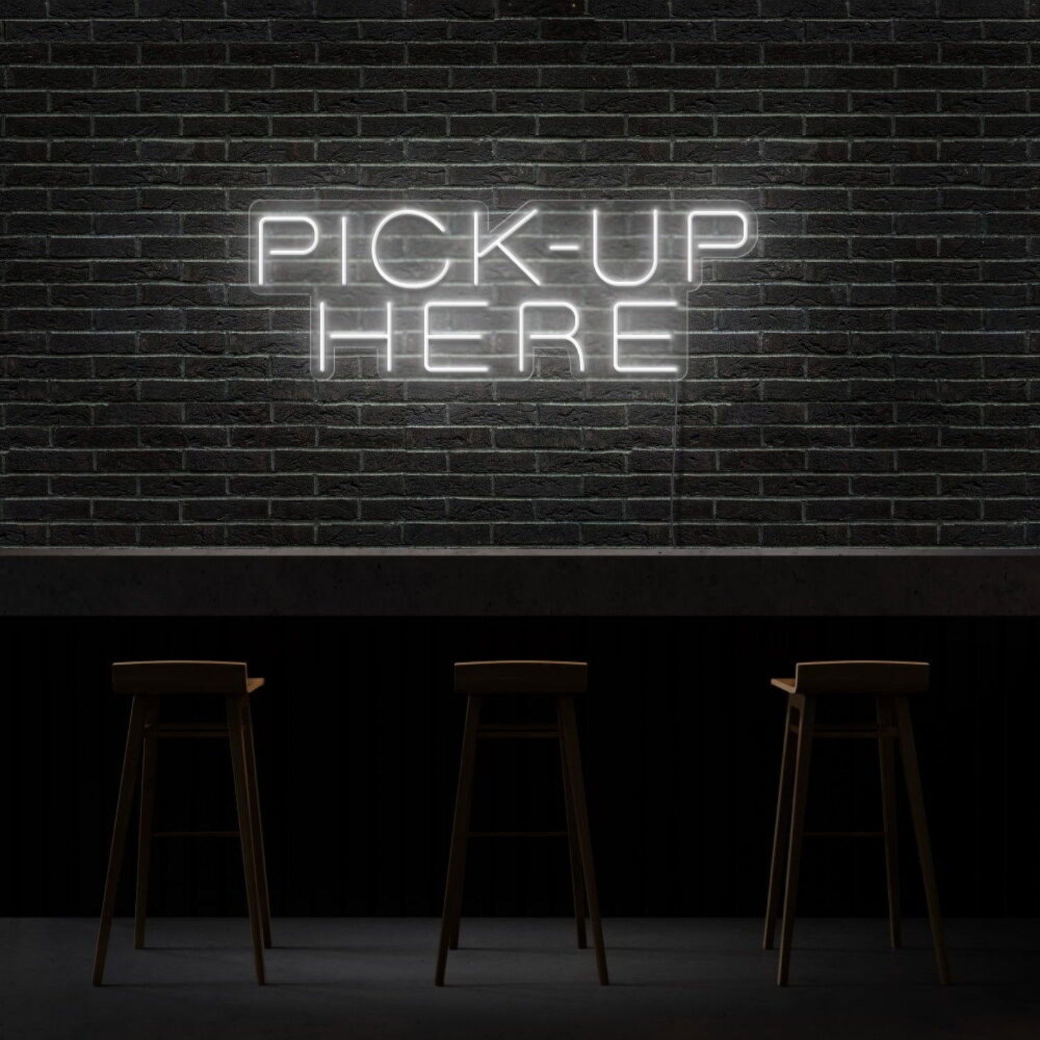 Pick Up Here Led Neon Sign For Cafes And Restaurants | Shineneon
