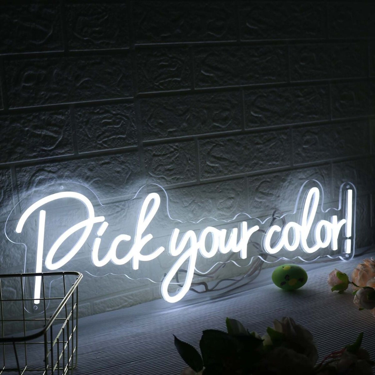 Pick Your Color White Led Neon Sign - Shineneon