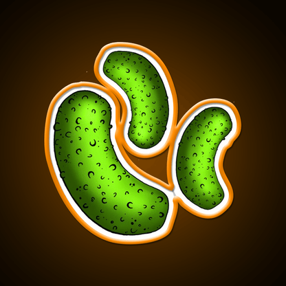 Pickle Pickle Pickle Pattern Snack Food Led Neon Sign Rgb Color - Shineneon
