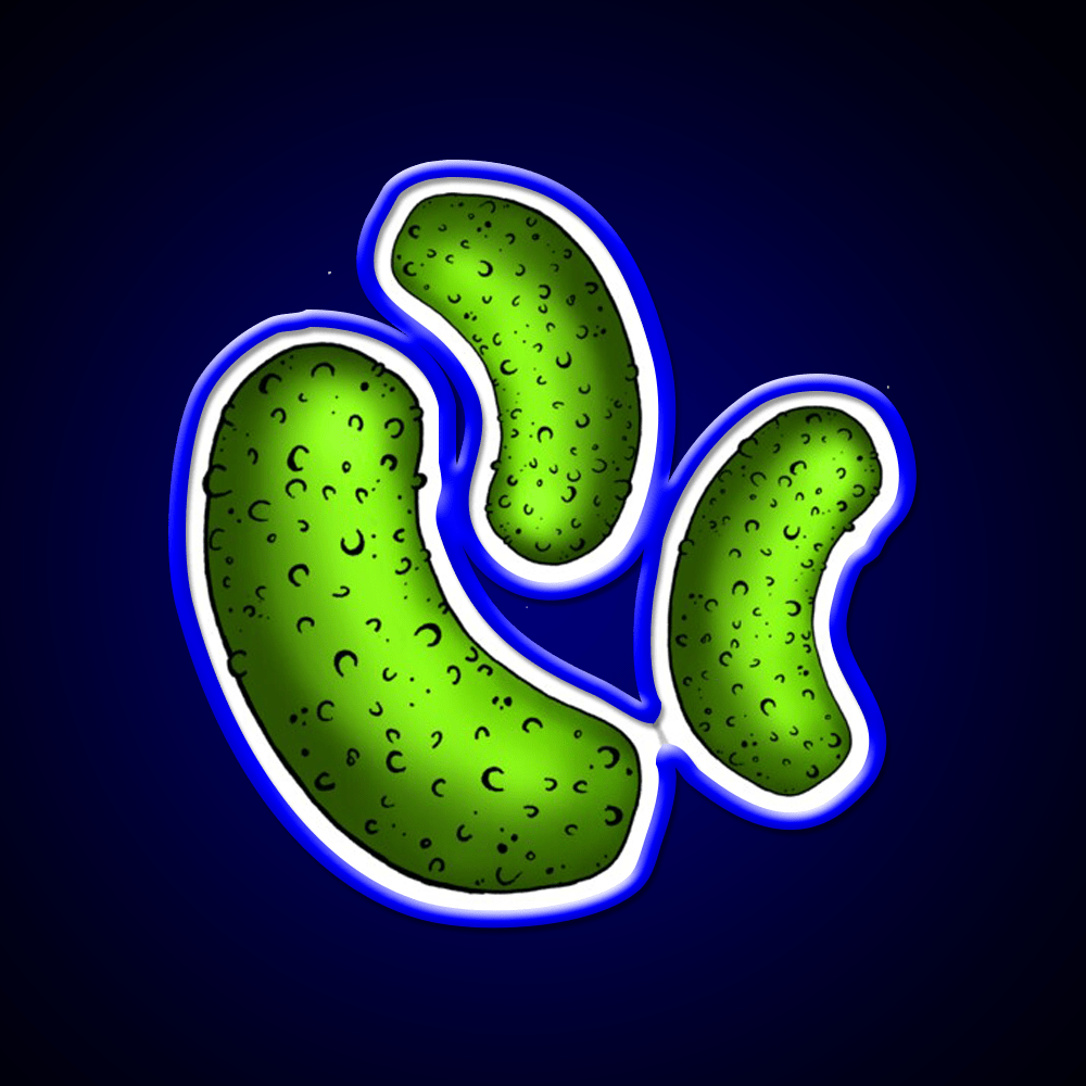 Pickle Pickle Pickle Pattern Snack Food Led Neon Sign Rgb Color - Shineneon