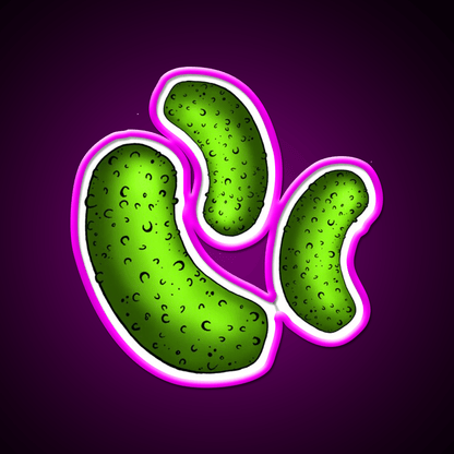 Pickle Pickle Pickle Pattern Snack Food Led Neon Sign Rgb Color - Shineneon