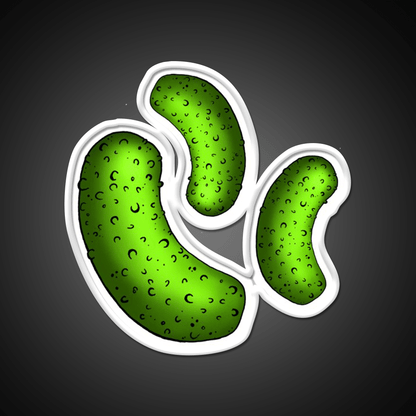 Pickle Pickle Pickle Pattern Snack Food Led Neon Sign Rgb Color - Shineneon