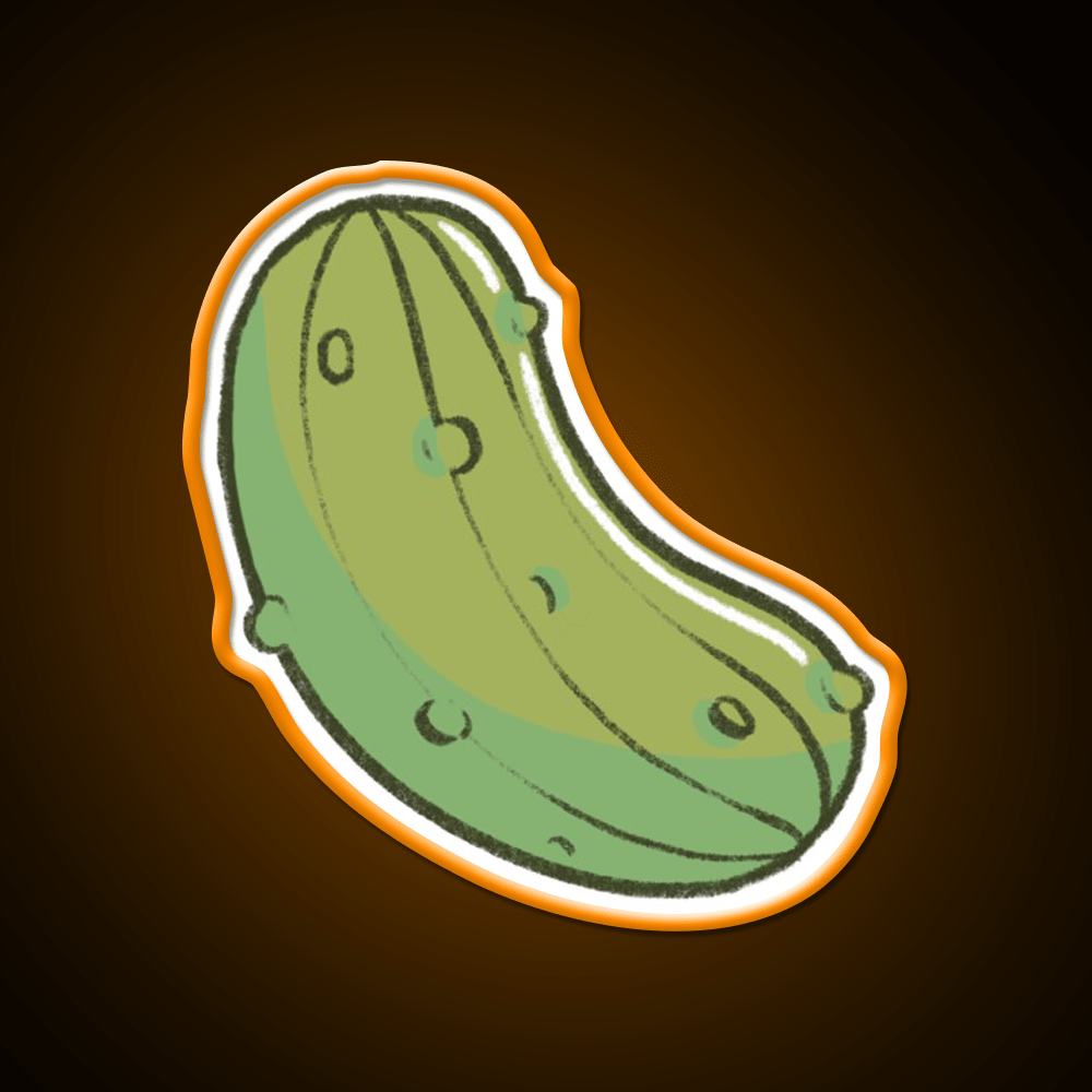 Pickle Snack Food Led Neon Sign Rgb Color - Shineneon