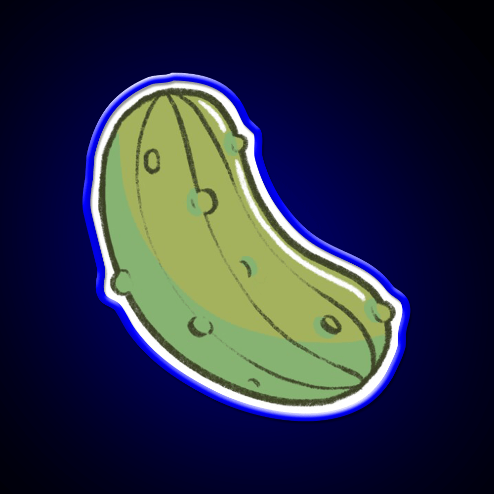 Pickle Snack Food Led Neon Sign Rgb Color - Shineneon