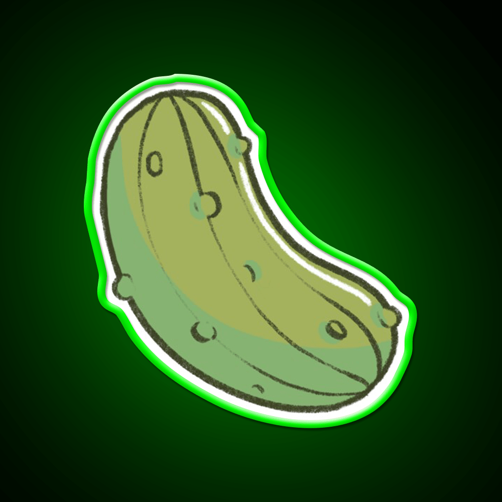 Pickle Snack Food Led Neon Sign Rgb Color - Shineneon