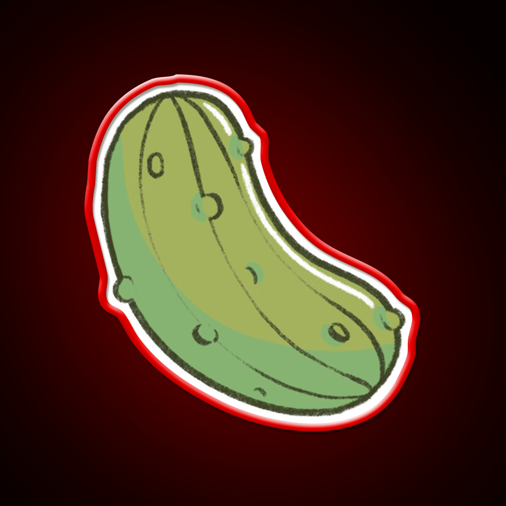 Pickle Snack Food Led Neon Sign Rgb Color - Shineneon