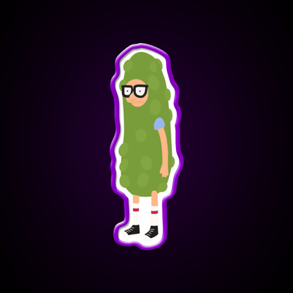 Pickle Tina Fast Food Led Neon Sign For Burger Place Rgb Color - Shineneon