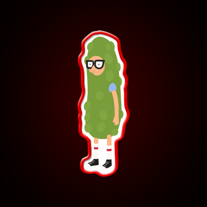 Pickle Tina Fast Food Led Neon Sign For Burger Place Rgb Color - Shineneon