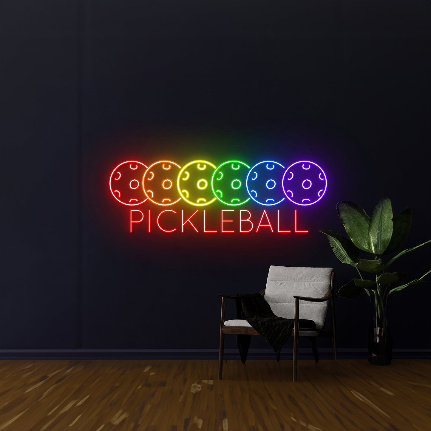 Pickleball Neon Sign