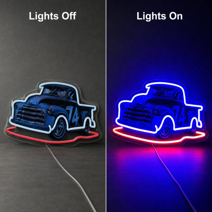 Pickup Truck LED Neon Sign main product image