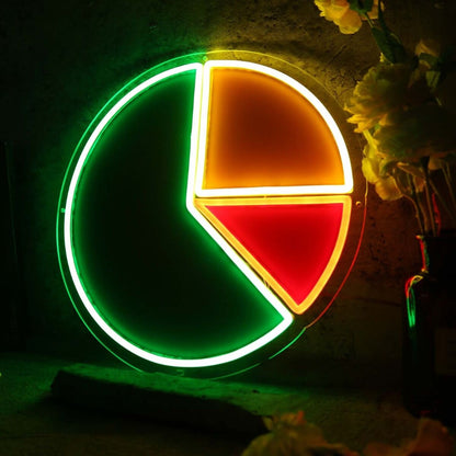 Pie Chart Neon Sign | Shineneon
