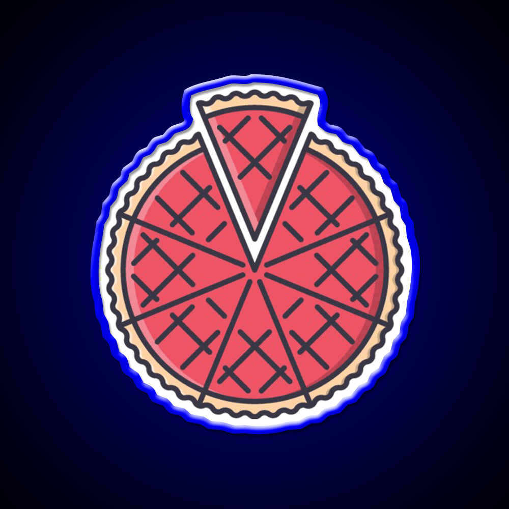 Pie Snack Food Led Neon Sign Rgb Color - Shineneon