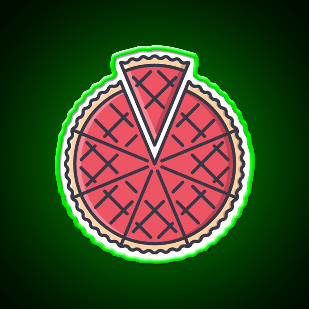 Pie Snack Food Led Neon Sign Rgb Color - Shineneon