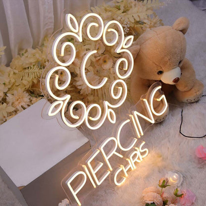 Piercing Chris Neon Sign | Shineneon