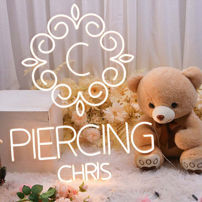 Piercing Chris Neon Sign | Shineneon
