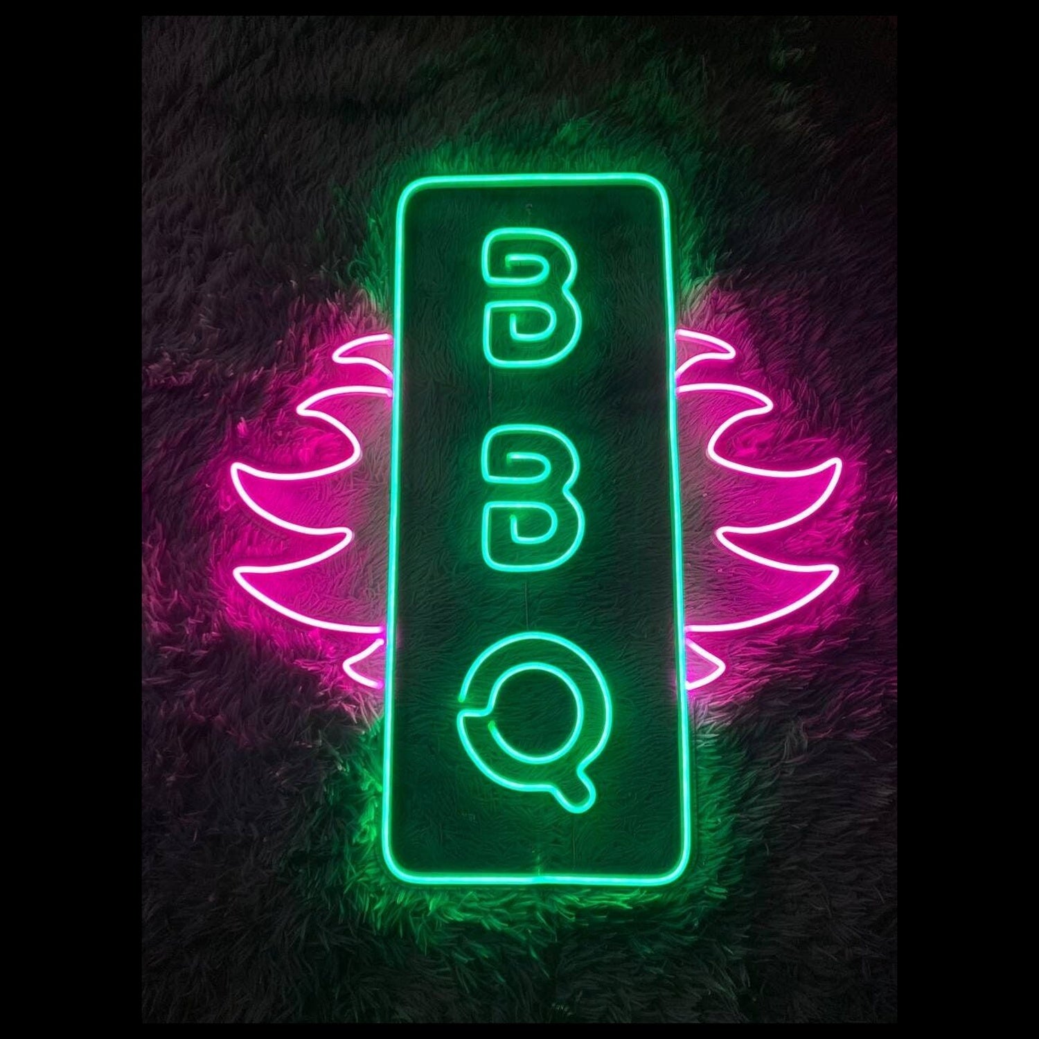 Pig Bbq Led Sign Grill Bbq Neon Light Restaurant Decor | Shineneon