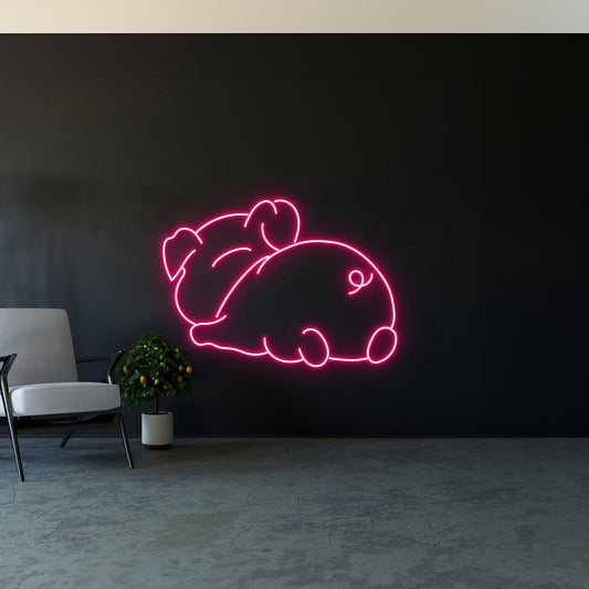 Pig Butt Led Sign