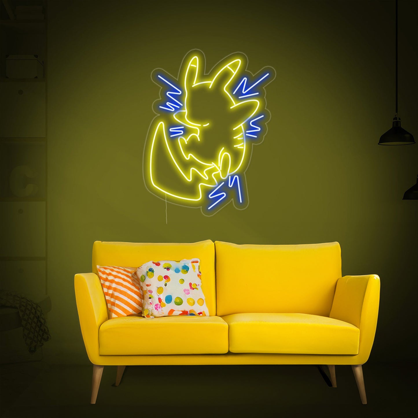 Pikachu Game Wall Art Led Neon Sign For Game Room