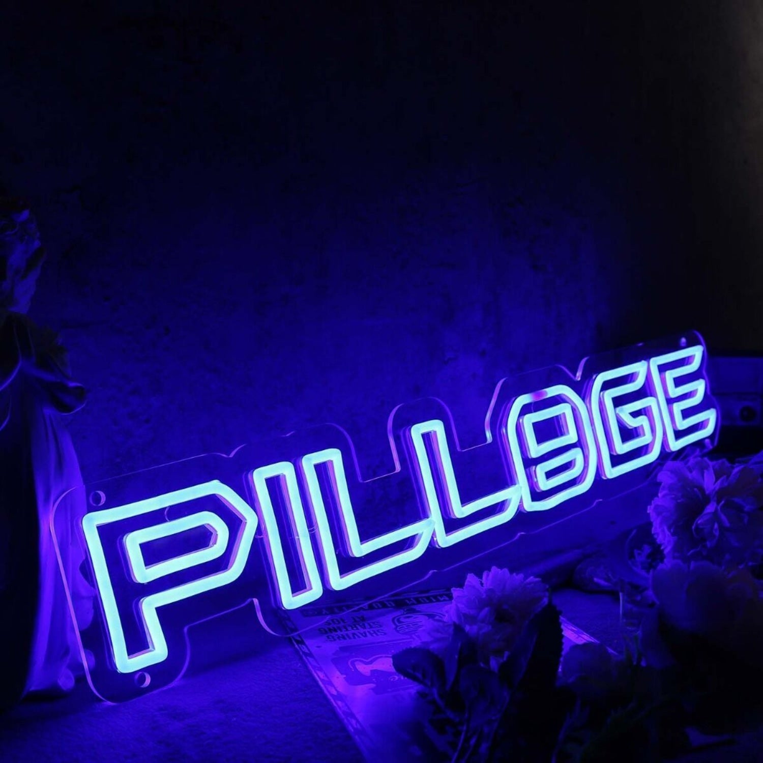 Pillage Blue Led Neon Sign - Shineneon