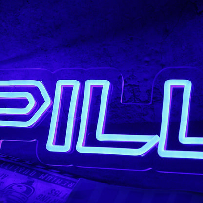 Pillage Blue Led Neon Sign - Shineneon