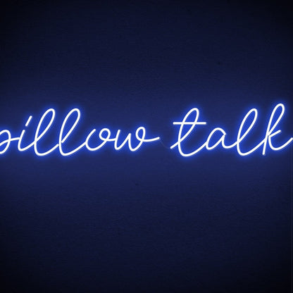 Pillow Talk Led Neon Sign Wall Art | Shineneon