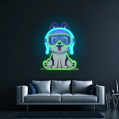 Pilot Dog Led Neon Sign Light Custom Led Signs