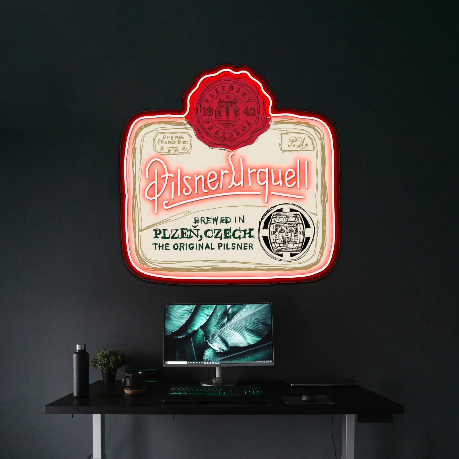 Pilsner Urquell Pop Artwork Led Neon Signs Custom | Shineneon