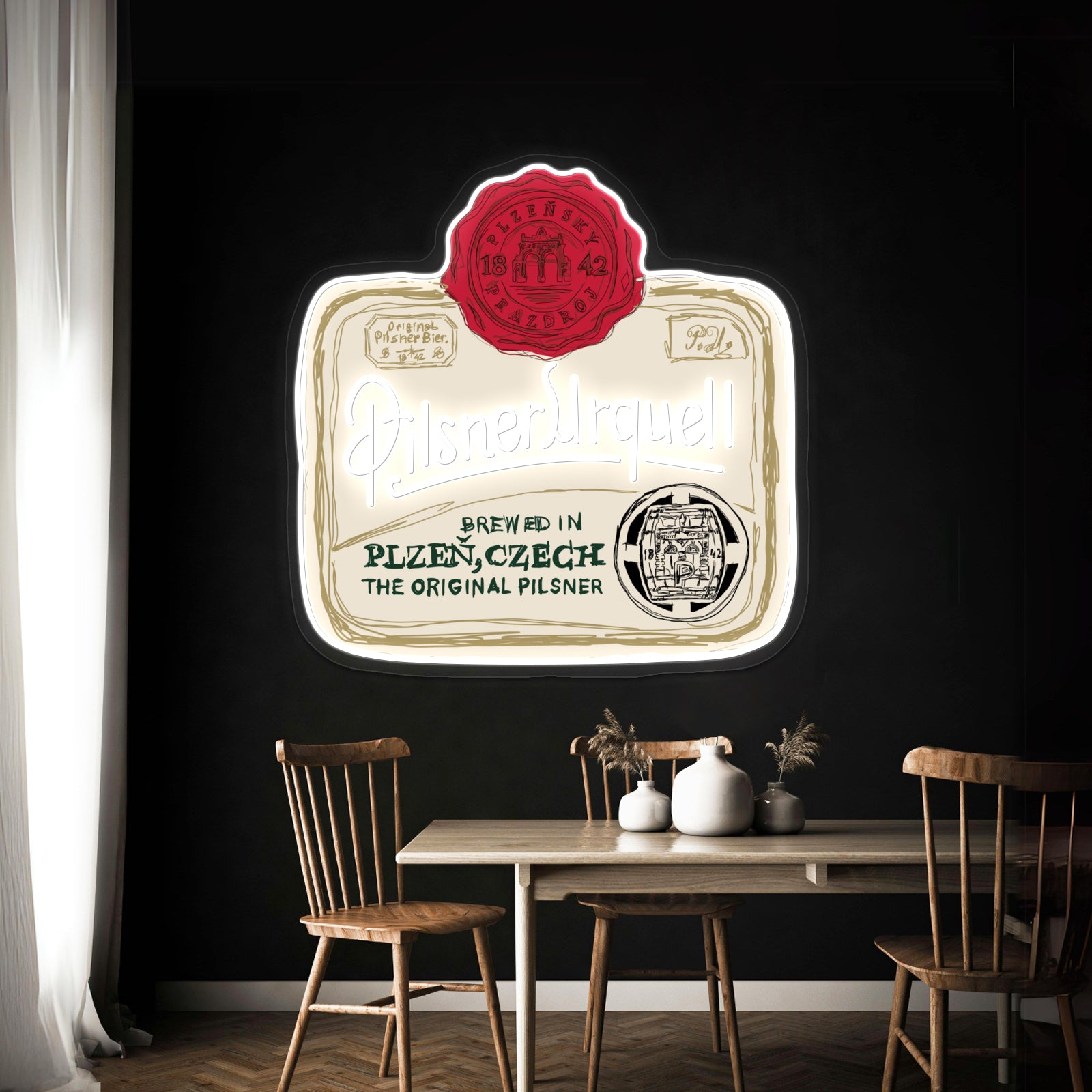Pilsner Urquell Pop Artwork Led Neon Signs Custom | Shineneon