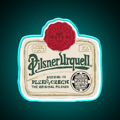Pilsner Urquell Pop Beer Bar Decor Led Neon Sign Rgb Color - Size and dimension reference