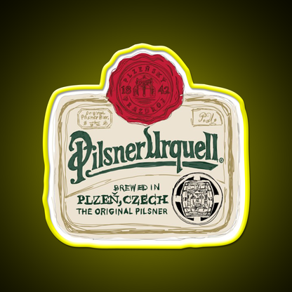 Pilsner Urquell Pop Beer Bar Decor Led Neon Sign Rgb Color