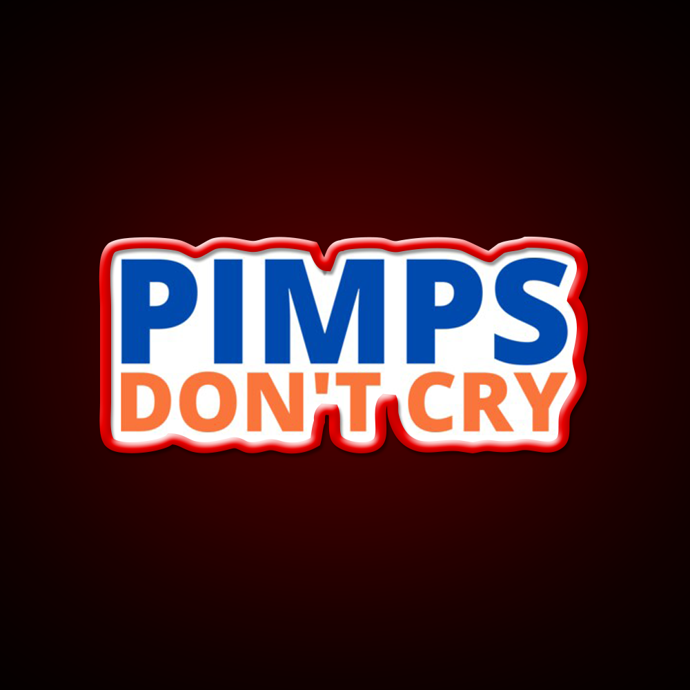 Pimps Dont Cry The Other Guys Beer Bar Decor Led Neon Sign Rgb Color - LED neon sign view 10