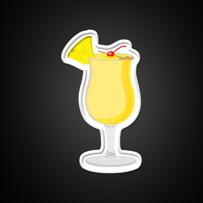 Pina Colada Cocktail Bar Decor Led Neon Sign Drink Lounge Art Rgb Color - LED neon sign view 11