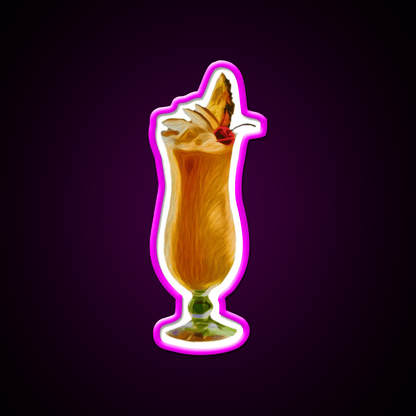 Pina Colada Cocktail Bar Decor Led Neon Sign Neon Party Sign Rgb Color - Shineneon