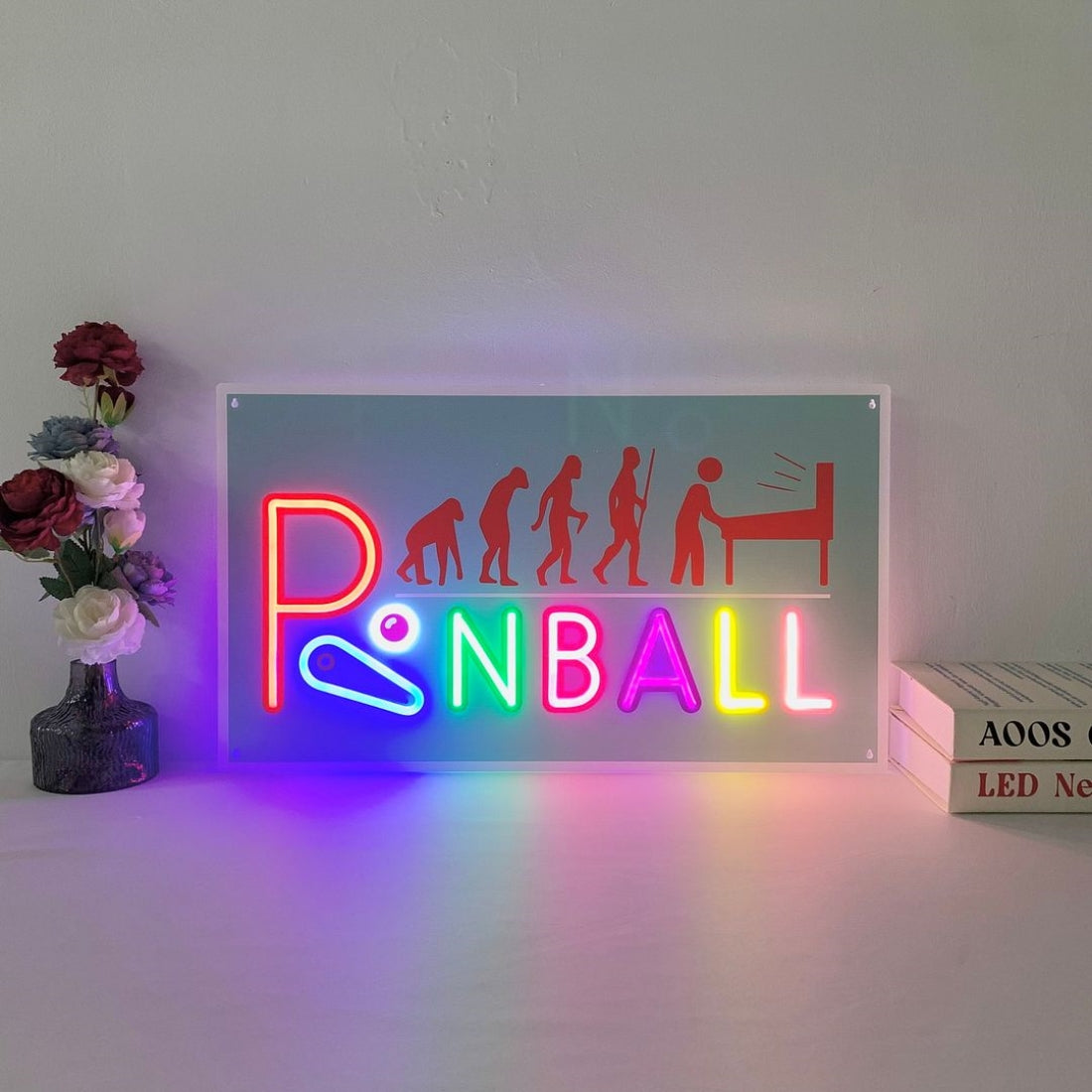 Pinball Arcade Game Room Led Sign Business Neon Sign