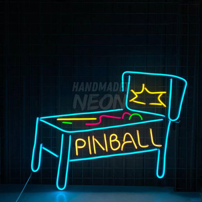 Pinball Game Led Sign Game Bar Wall Decor | Shineneon