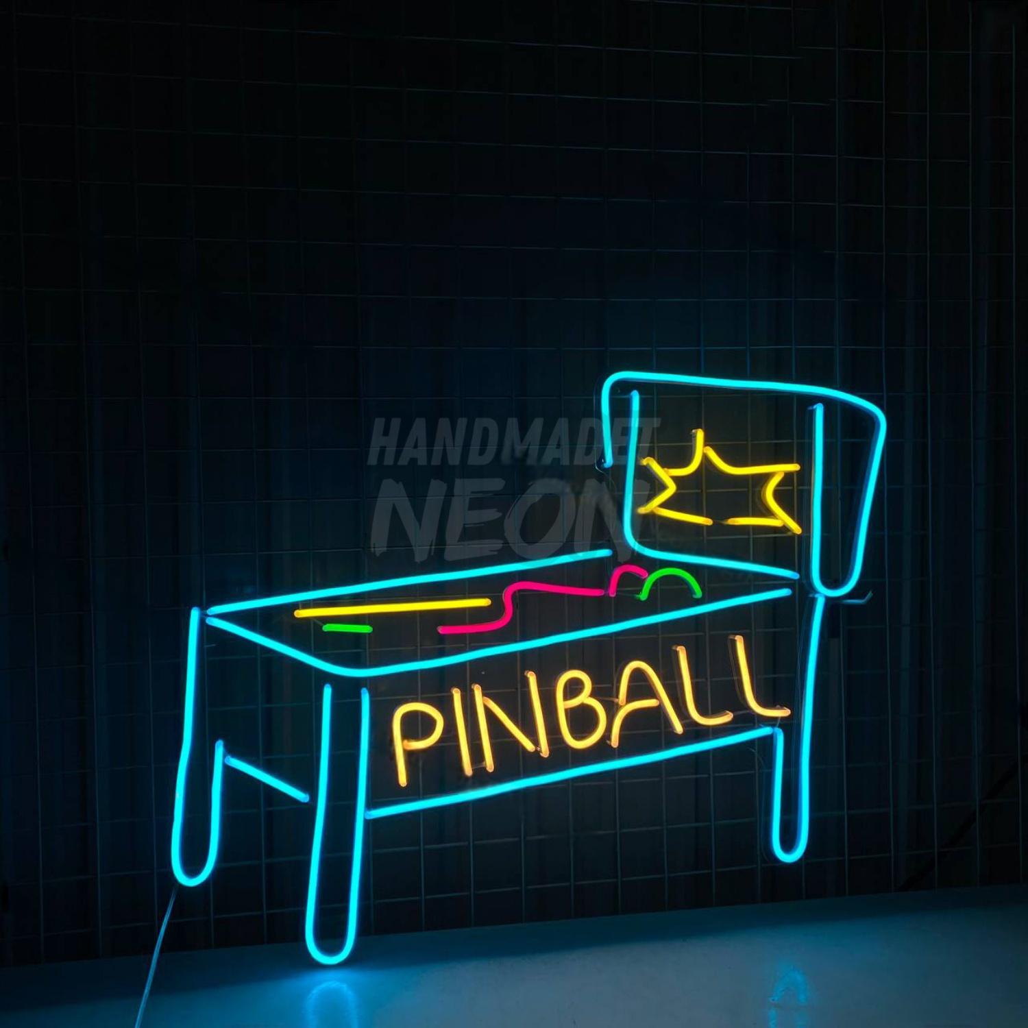 Pinball Game Led Sign Game Bar Wall Decor | Shineneon