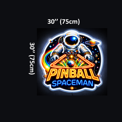 PINBALL SPACEMAN Custom LED Neon Sign - Shineneon