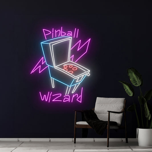 Pinball Wizard Neon Sign