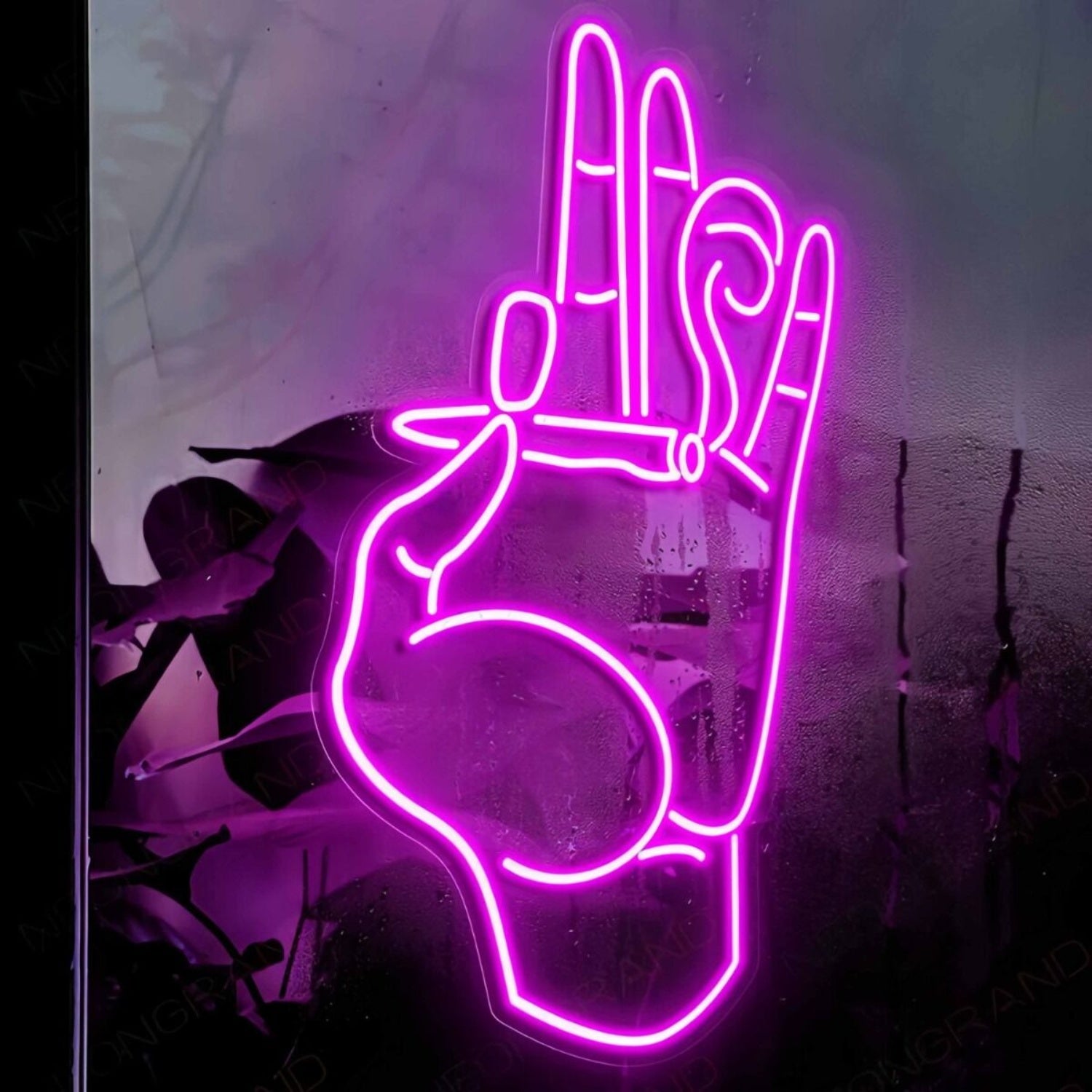 Pinching Cigarette Led Neon Sign | Shineneon