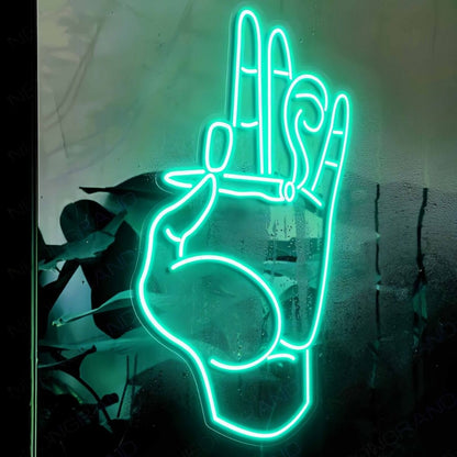 Pinching Cigarette Led Neon Sign | Shineneon