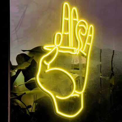 Pinching Cigarette Led Neon Sign | Shineneon