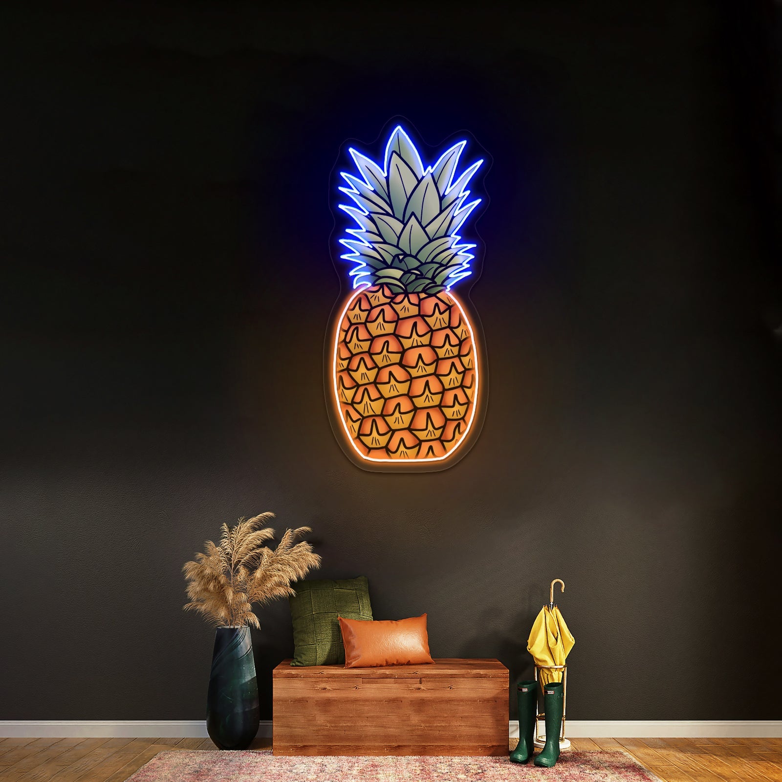 Pineapple Artwork Custom Neon Signs - Shineneon