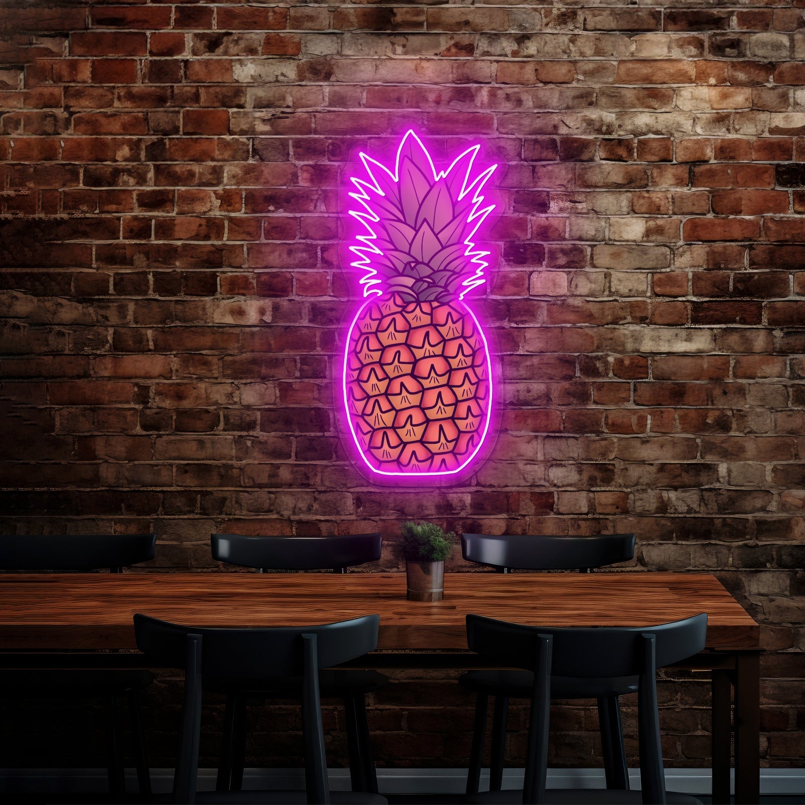 Pineapple Artwork Custom Neon Signs - Shineneon