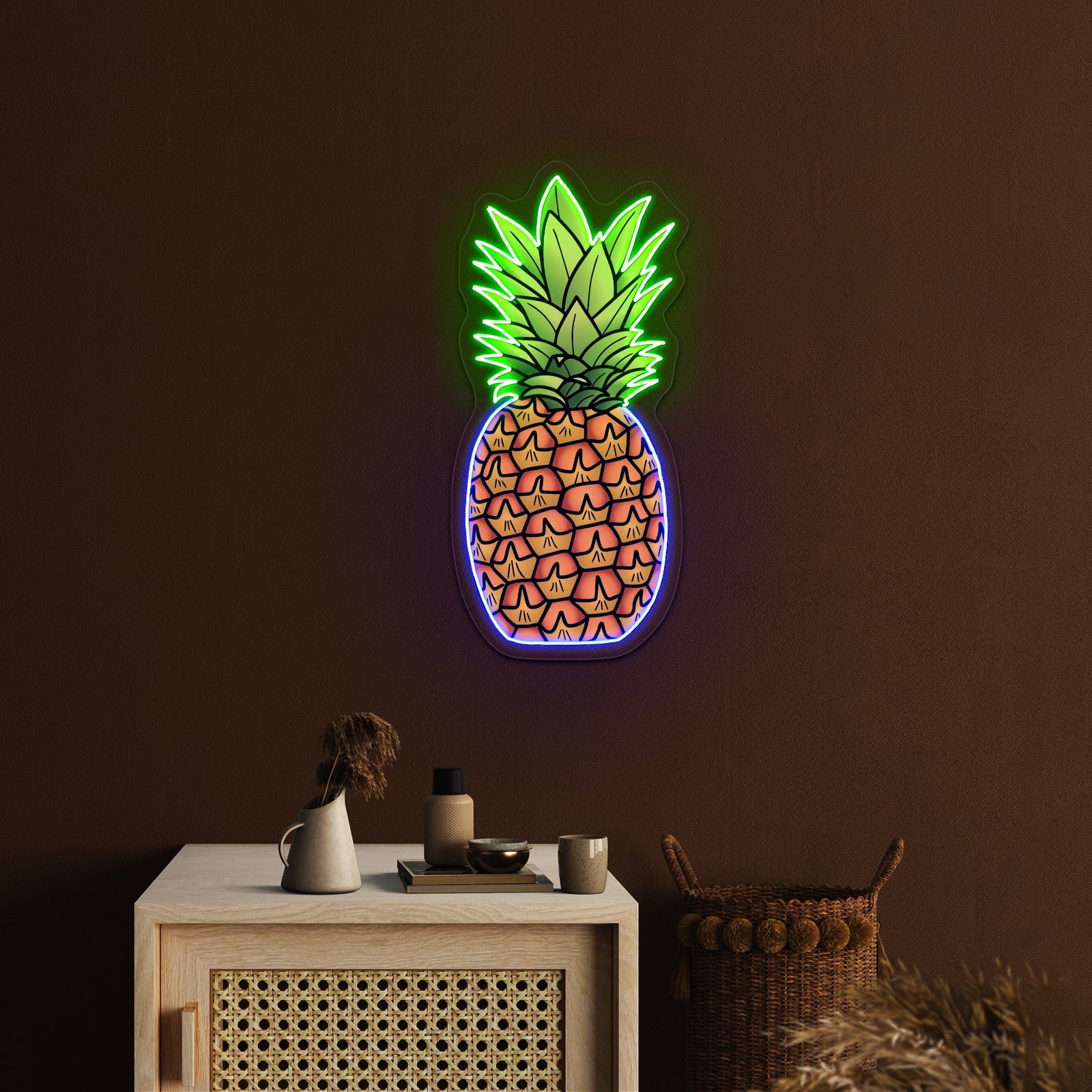 Pineapple Artwork Custom Neon Signs