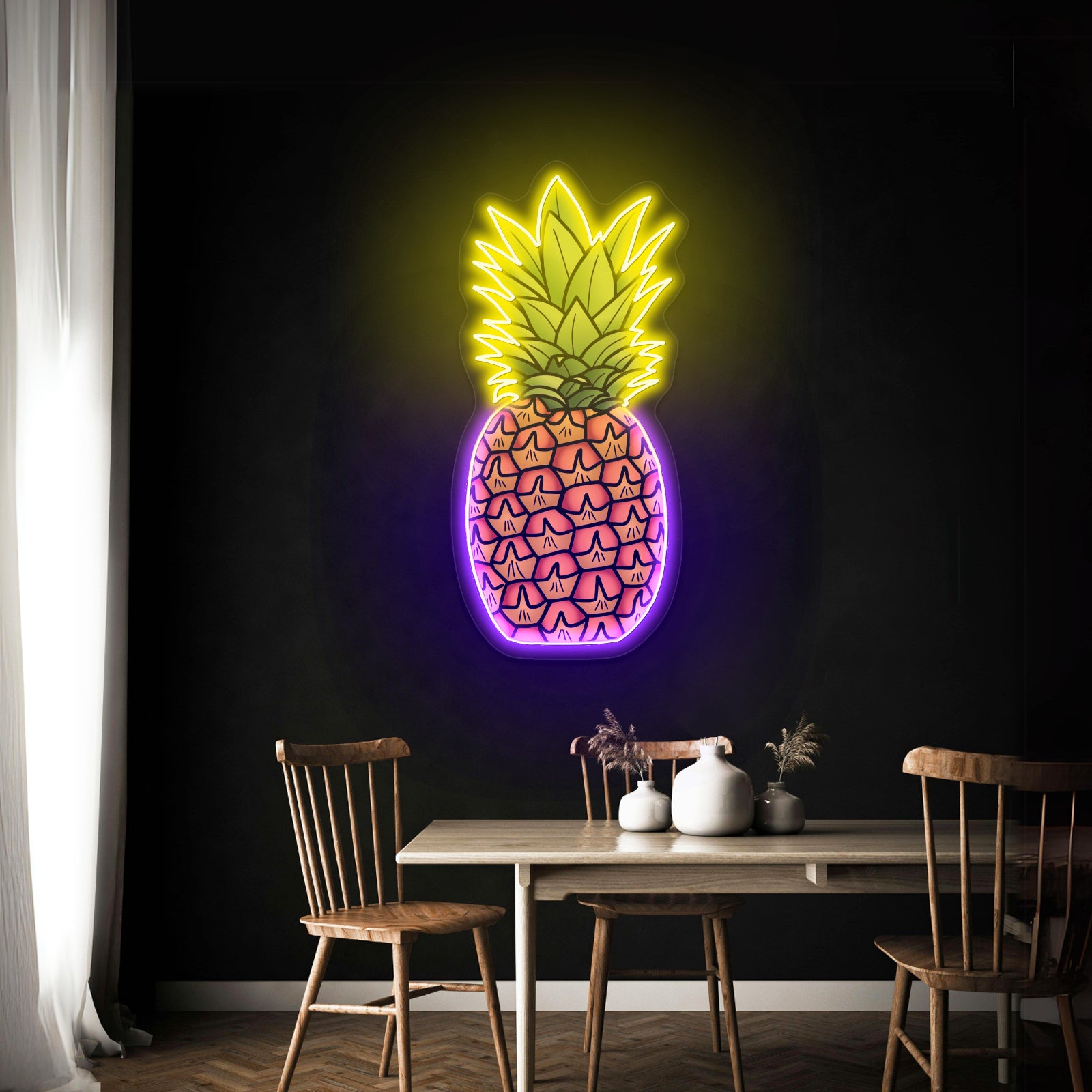 Pineapple Artwork Custom Neon Signs