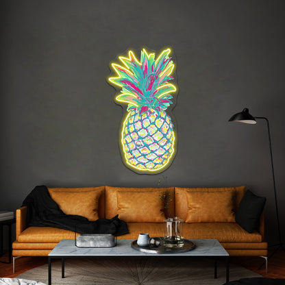 Pineapple Artwork Led Neon Signs Custom