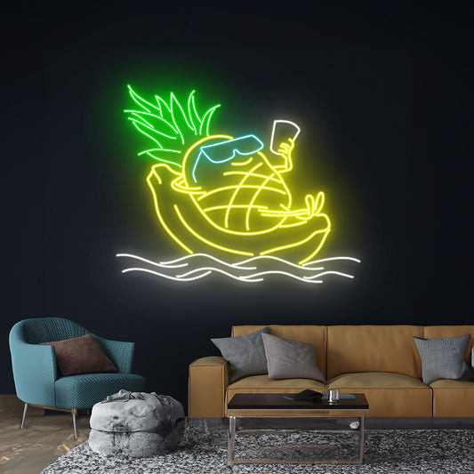 Pineapple Banana Neon Sign