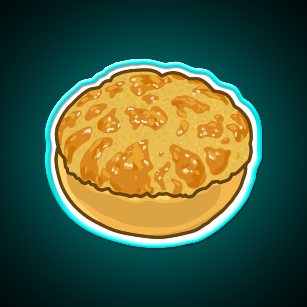 Pineapple Bun Hong Kong Dim Sum Bakery Led Neon Sign Chinese Food Rgb Color