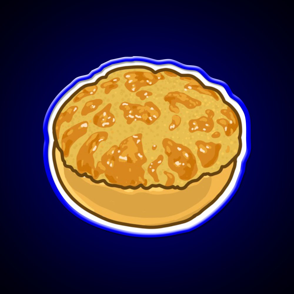 Pineapple Bun Hong Kong Dim Sum Bakery Led Neon Sign Chinese Food Rgb Color